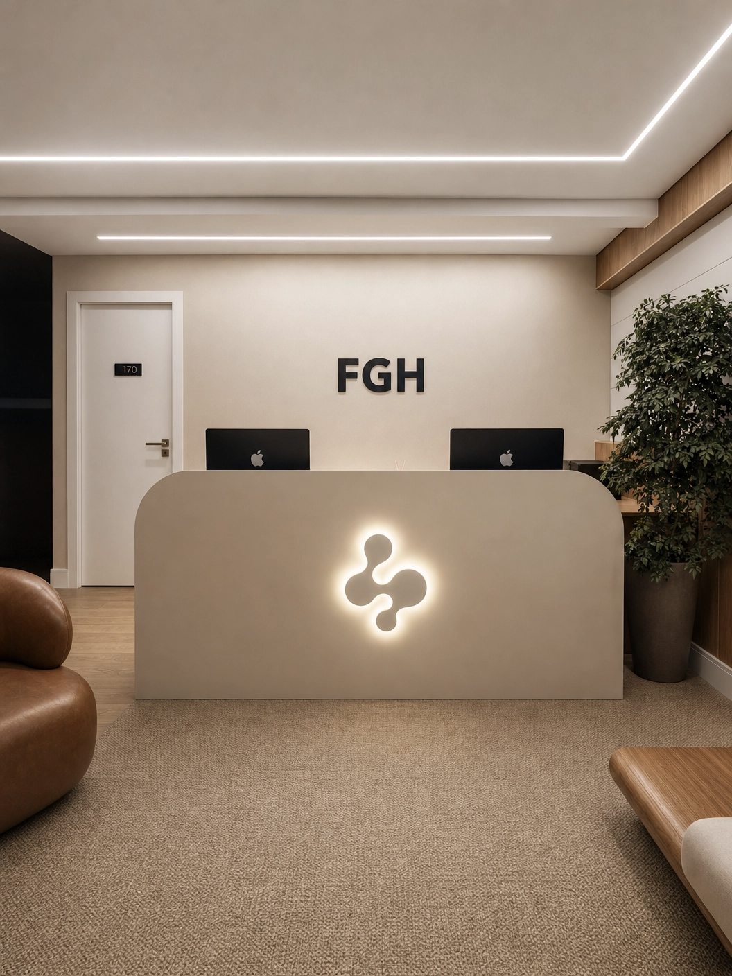 Recepção da Clínica FGH