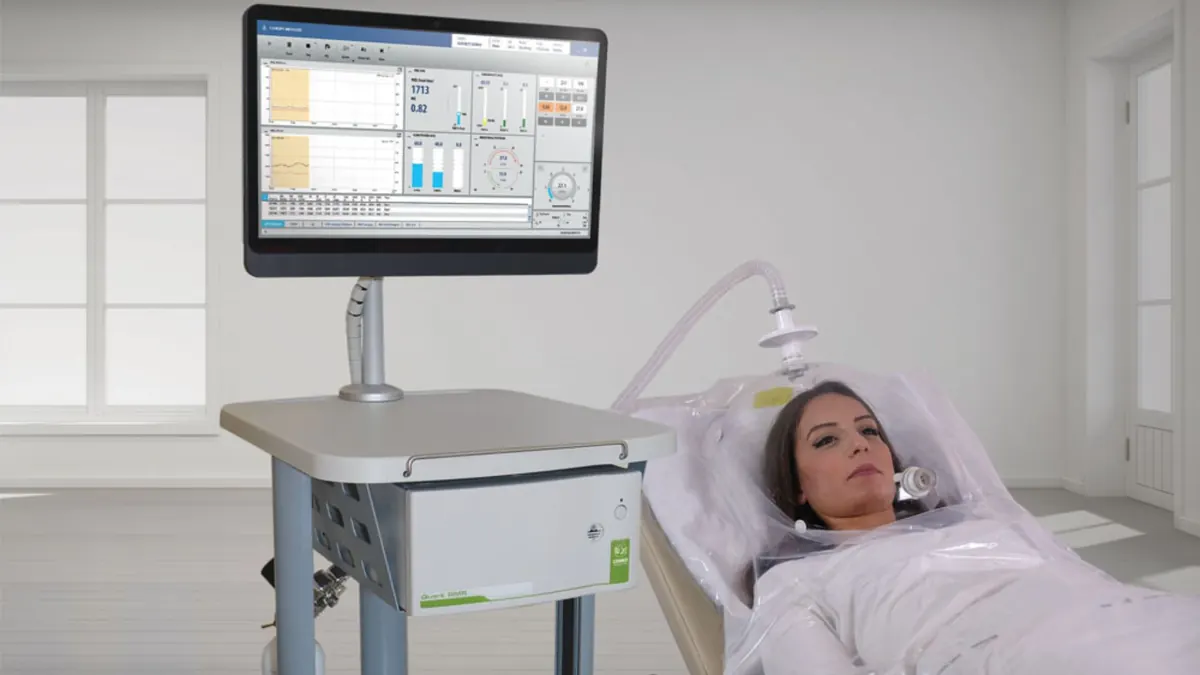 Equipamento de calorimetria indireta