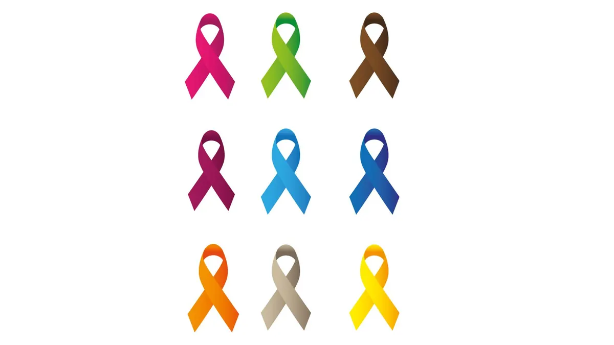 fitas de campanhas de cancer