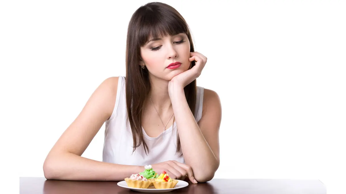 mulher sem fome -doces agonorexia