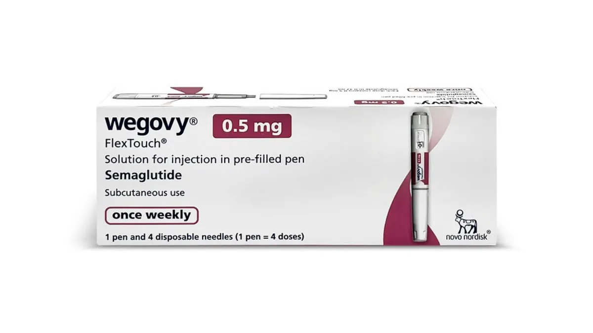 Caneta de aplicação de Wegovy para emagrecimento